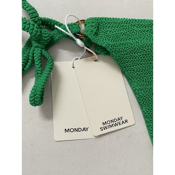 Monday Swimwear Swim VV 14/16 Bikini Bottom Crinkle Palma - Picture 6 of 9